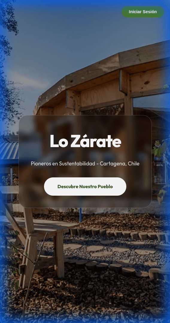 Captura de pantalla del proyecto Lo Zárate